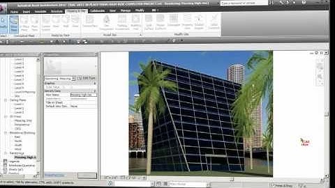 REVIT  High Rise In-Place Massing 01 - CADclips