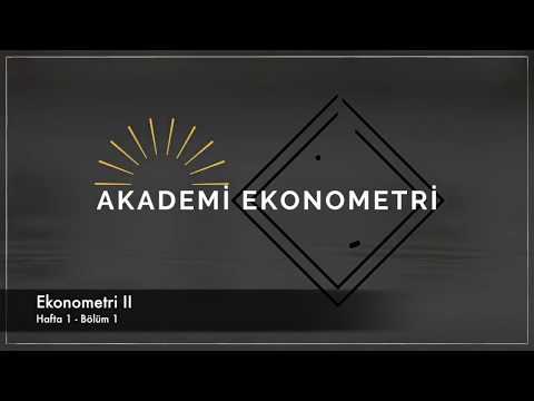 Video: Otokorelasyon ekonometrisi nedir?