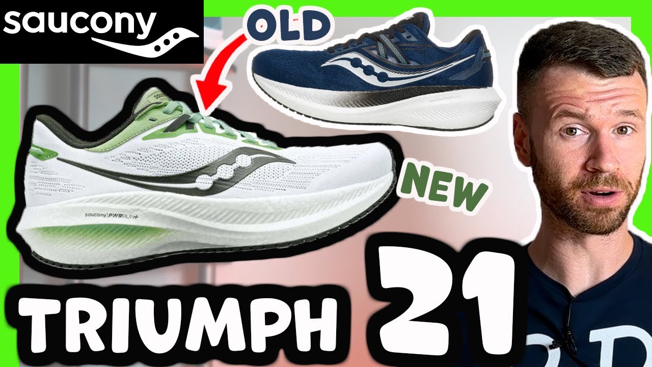 Saucony Triumph 21 PWR Run+ Running Shoes Mens 10 White Umbra Athleisure Comfort Saucony Triumph 21 Review: Cheers to 21 - Believe in the Run main image 2