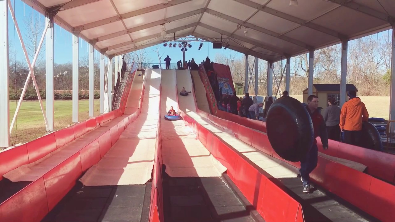 Snow tubing gaylord Opryland YouTube