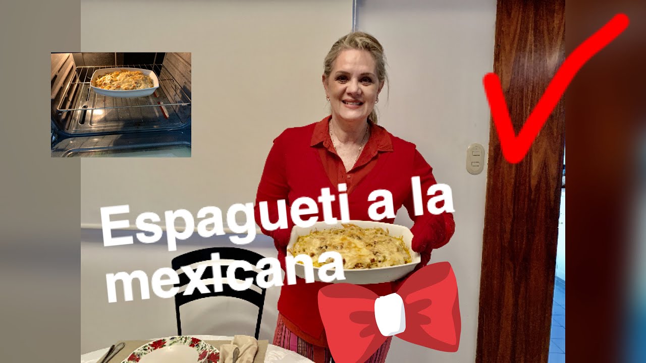 ESPAGUETI  A LA MEXICANA