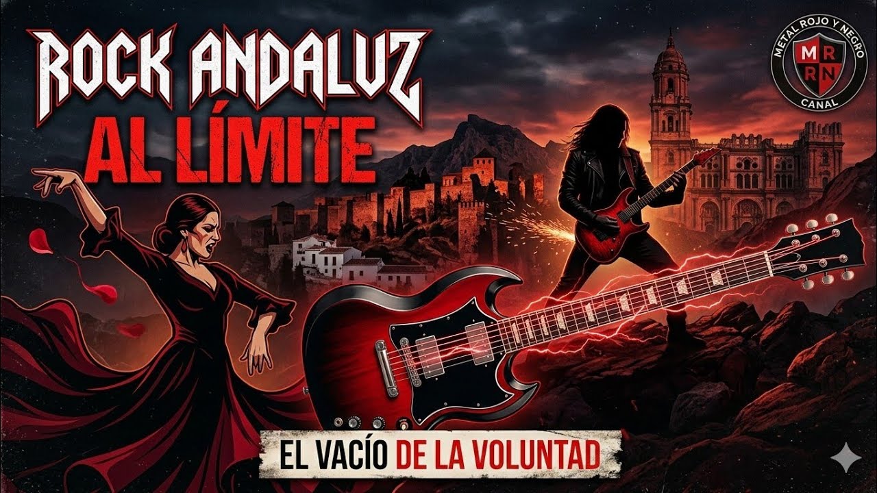 ROCK ANDALUZ 🎸 El vacío de la voluntad – Metal Rojo y Negro (Videoclip Oficial)