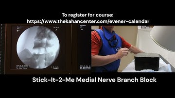 Stick it 2 me Live medial branch block demonstration