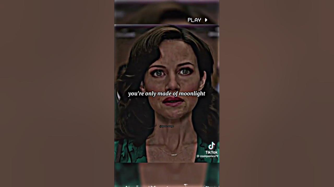 You re not real you re only made of moonlight youtube