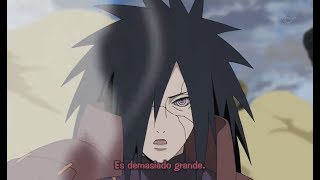 Madara Absorbe El Rasen Shuriken Y Revela Su Rinnegan Tsunade Le Da Una Épica Entrada