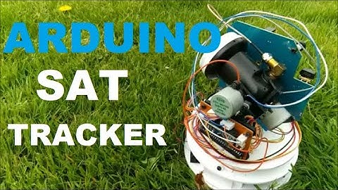 Arduino Satellite Tracker - 2nd Field Test