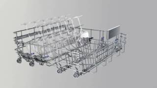 Siemens dishwashers with varioFlex Pro lower basket