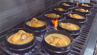 상황삼계탕 Ginseng Chicken Soup with Rice (Samgyetang) - Korean Food