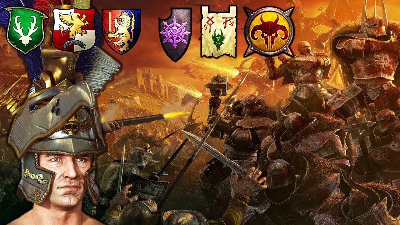 SUBCOMMANDERS - ORDER vs. CHAOS Epic Battle of Armageddon! - Total War Warhammer 2