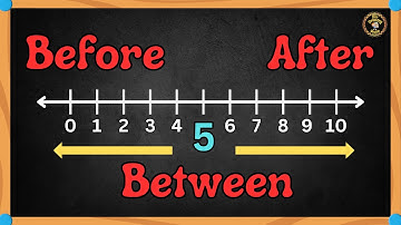 Before , After and Between With Number line |#beforeandafter