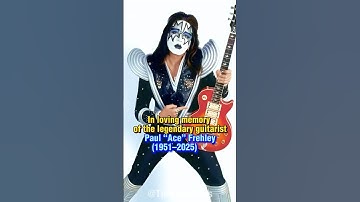 Paul “Ace” Frehley (1951–2025) – Legend Forever 🕊️ #kiss #acefrehley #rock