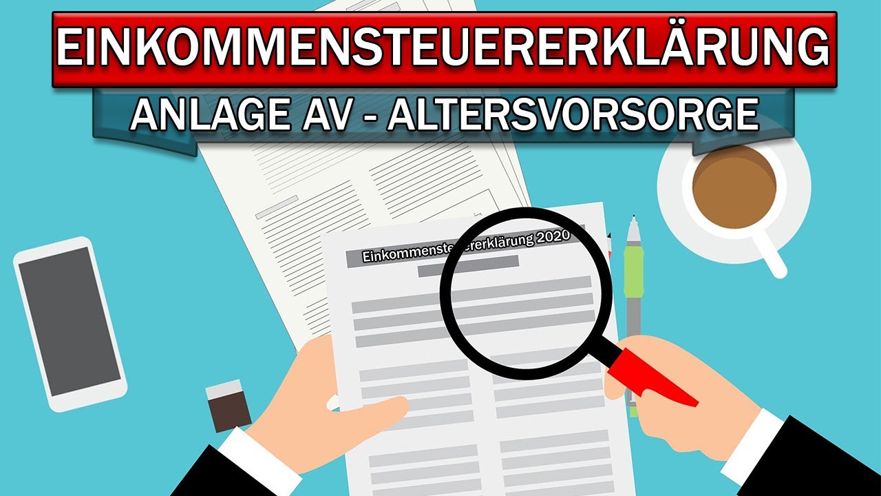 New Update Steuererklärung 2020: Anlage AV
