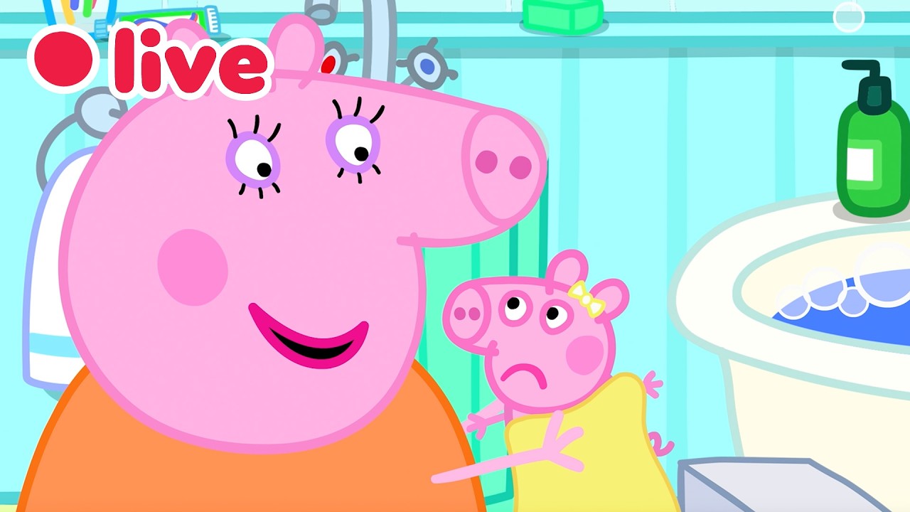 🔴 LIVE: Cutest Baby Evie Moments 🍼 | Peppa Pig’s Best Big Sister Moments ✨ | 4K