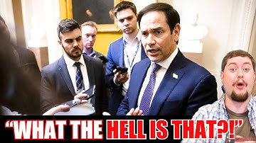 Marco Rubio gets surrounded by liberal reporters, what he does next is pure FIRE