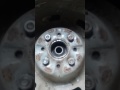 Установка жигулёвских колёс на заводскую  тележку для мотоблока1