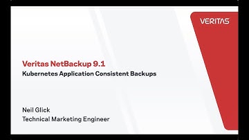 Kubernetes Application Consistent Backups