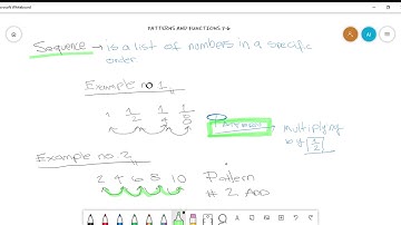 PATTERNS AND FUNCTIONS SEQUENCES 6TH GRADE