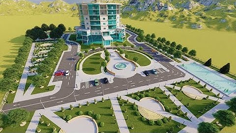 AULA GROUP Landscape design 3D model (Autocad/Sketchup pro/Lumion 11)