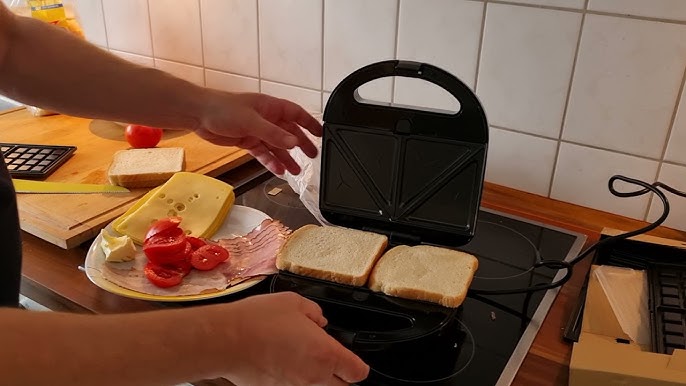 DIY Sandwich Maker Oven Breakfast Machine Hot Plate Light Food Waffle Maker  Multi-Function Heating Toast Pressure Grill Toaster