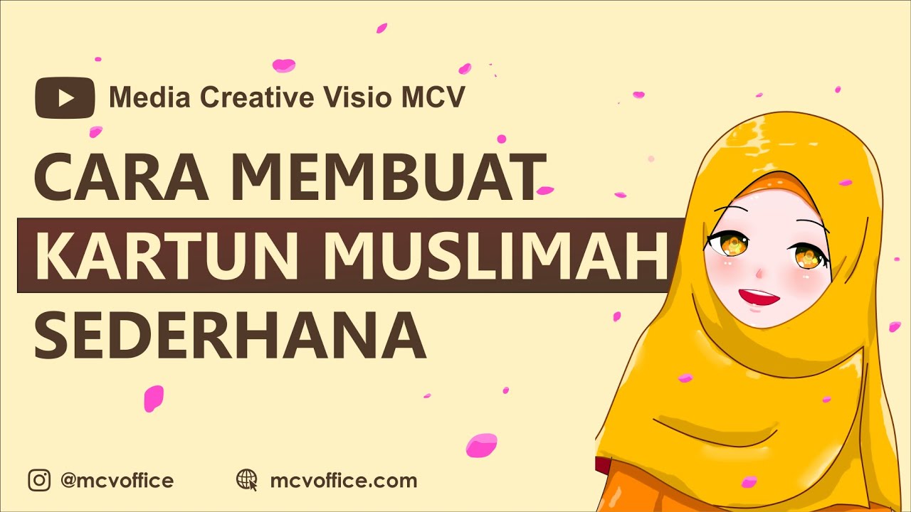 Cara Membuat Kartun Muslimah Terbaru Mudah Bagi Pemula