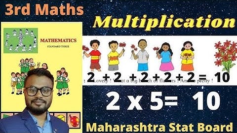 Multiplication    Addition Of Repeated number  Class 3 Math  Maharashtra State Board part 1