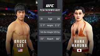 Ufc 4 Bruce Lee Vs. Hana Haruna Asian Girl Ea Sports Ufc 4
