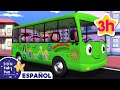 Las Ruedas del Autobús | Canciones Infantiles🎵| Caricaturas para bebes | Little Baby Bum