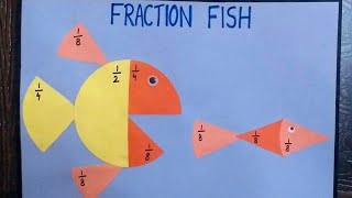 Fraction image activity with paper|Fraction Fish with paper |Fraction  activity with paper.