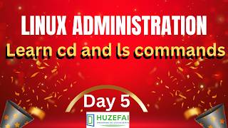Learn cd and ls command Day05 | Tamil | #huzefai #linux screenshot 3