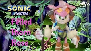 Handmade Thorn Rose || Sonic Prime Needle Felting
