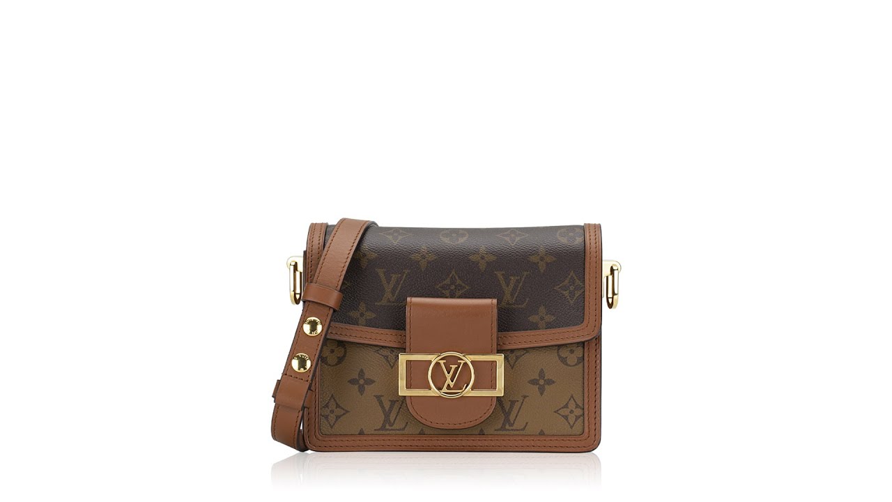 Louis Vuitton Reverse Monogram Mini Dauphine - Brown Shoulder Bags