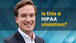 Can you spot the HIPAA violation?