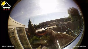 Weather timelapse of Monday 02 July 2018