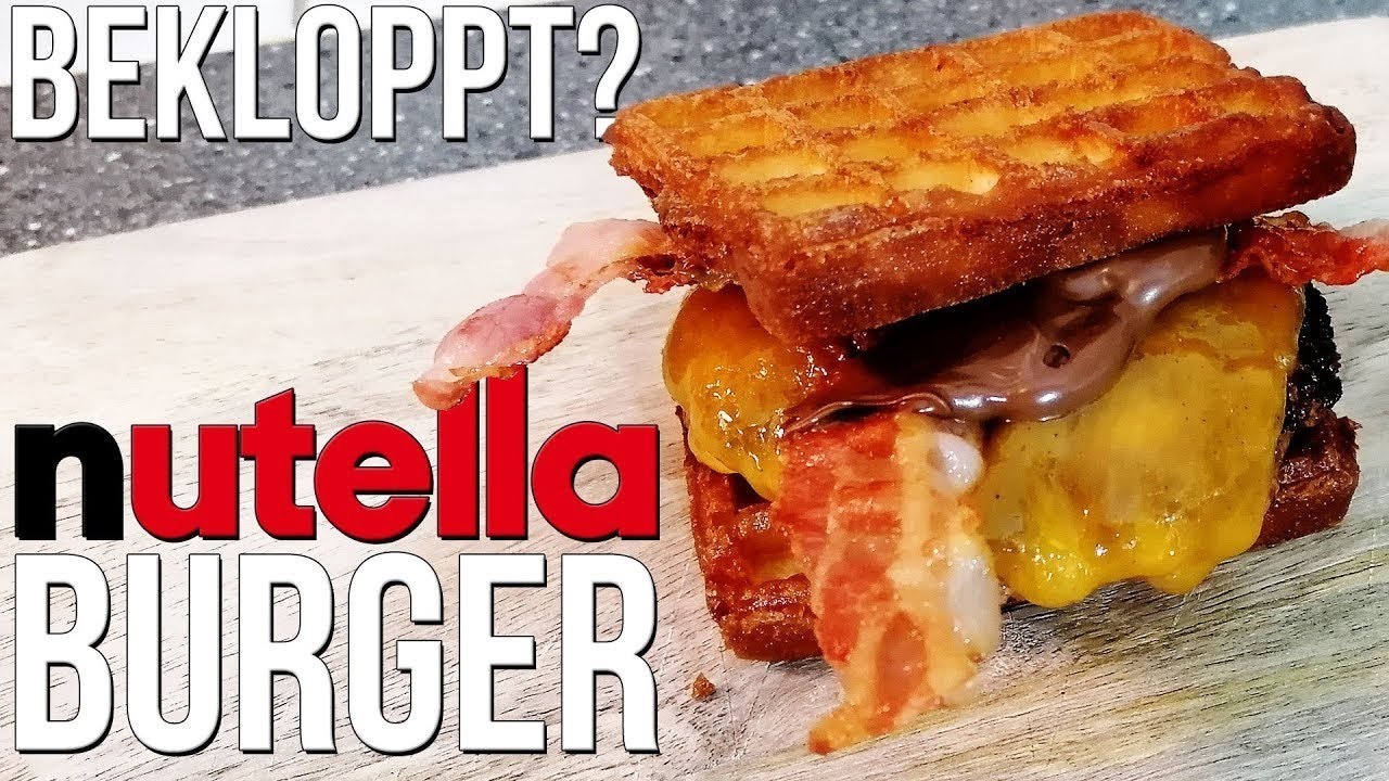 REZEPT: NUTELLA BURGER - schnell und einfach selber machen!