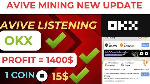 Avive Mining App New update today | Avive coin partnerships with OKX Exchange |Avive Listing