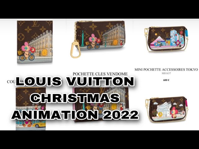 Finally got my mini pochette accessoires in the mail! Christmas animation  2020! It's so beautiful!!!! I'm so happy 🤍 : r/Louisvuitton