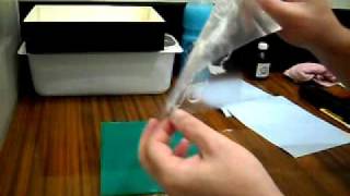 Видео Жидкость для матирования стекла (автор: VelvetGlass1)