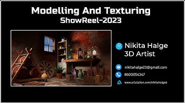 3D Modelling/Texturing Showreel 2023 | Nikita Halge