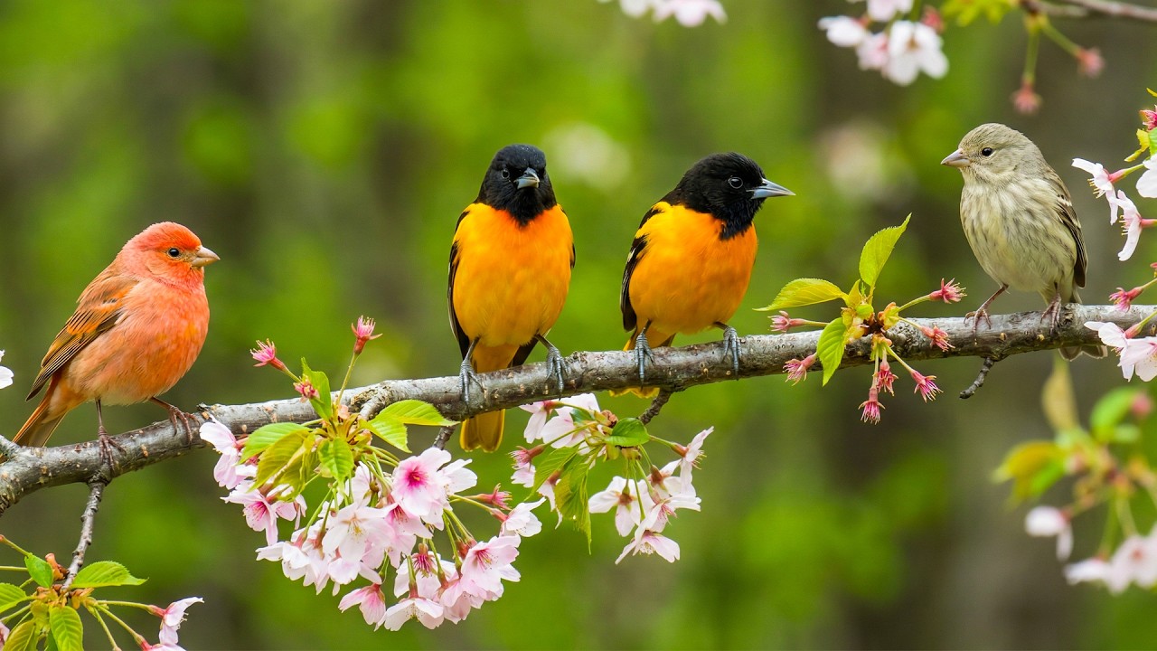 🕊️Soothing Piano Music with Gentle Bird Sounds - Relaxing Nature Ambience for Calm Mind