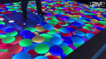 ISE 2023: Uniview Demos Its Interactive dvLED Floor