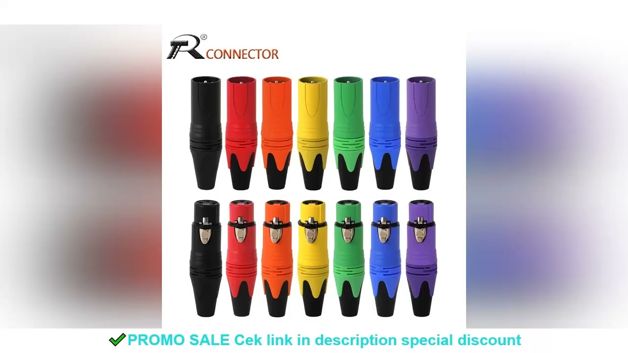 20pcs/10sets 10PCS 3 Pin XLR Female Jack + 10pcs Male Plug Professional 3 Pole XLR Socket Plug Micro