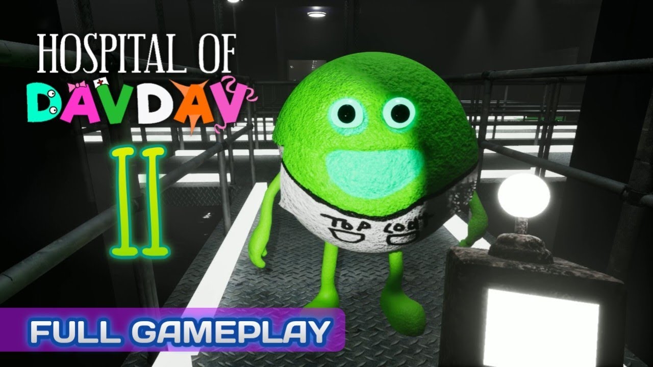 HOSPITAL OF DAVDAV 2 - FULL GAMEPLAY (New Mascot Horror)