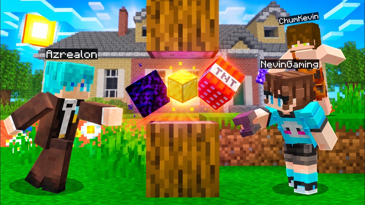 Gw Ajak Laper Gang Untuk Build Battle Tapi Blocknya Randomizer!