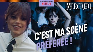 Le cast de MERCREDI réagit à la scène de DANSE de Jenna Ortega | NETFLIX