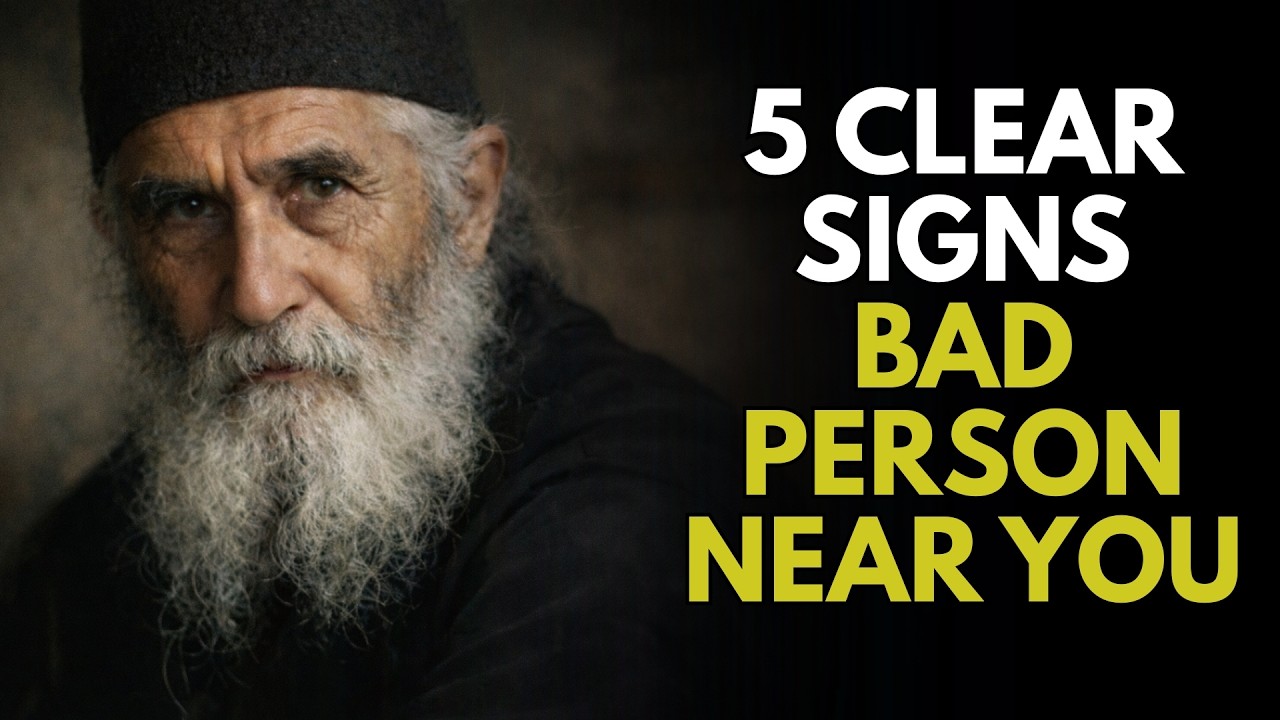5 CLEAR SIGNS THERE’S A BAD PERSON RIGHT NEXT TO YOU – SAINT PAISIOS REVEALS
