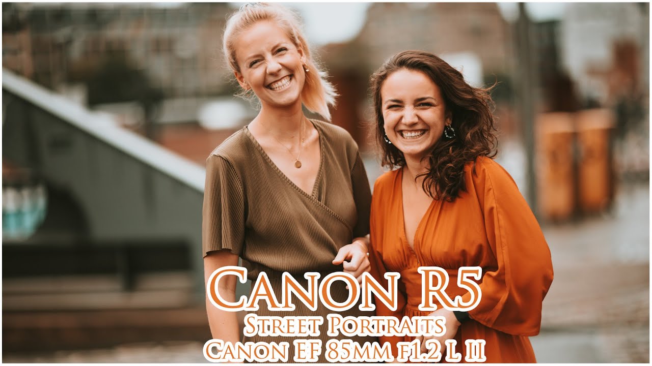 AMAZING CANON R5 STREET PORTRAITS with Strangers on the STREETS of HAMBURG!