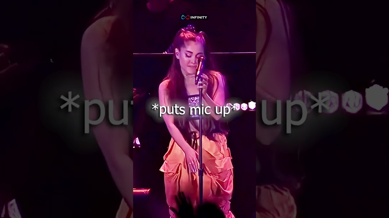 Ariana Grande Forgot She’s Short On Stage 😂😭