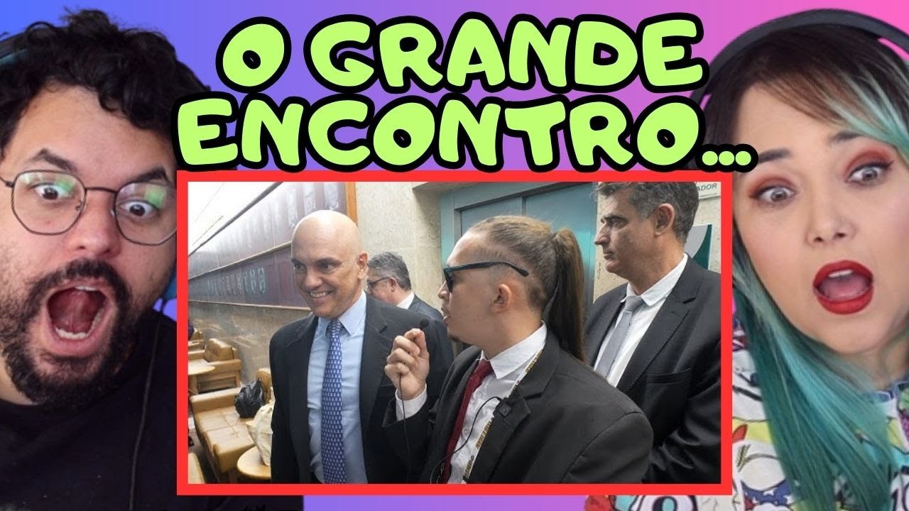 DE MALA E CÚIA EM BRASÍLIA COM ALEXANDRE DE MORAES Mizael Silv // REACT