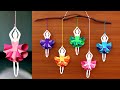 Simple and Attractive Paper Doll Wall Hanging Decoration - DIY Easy wall decoration ideas