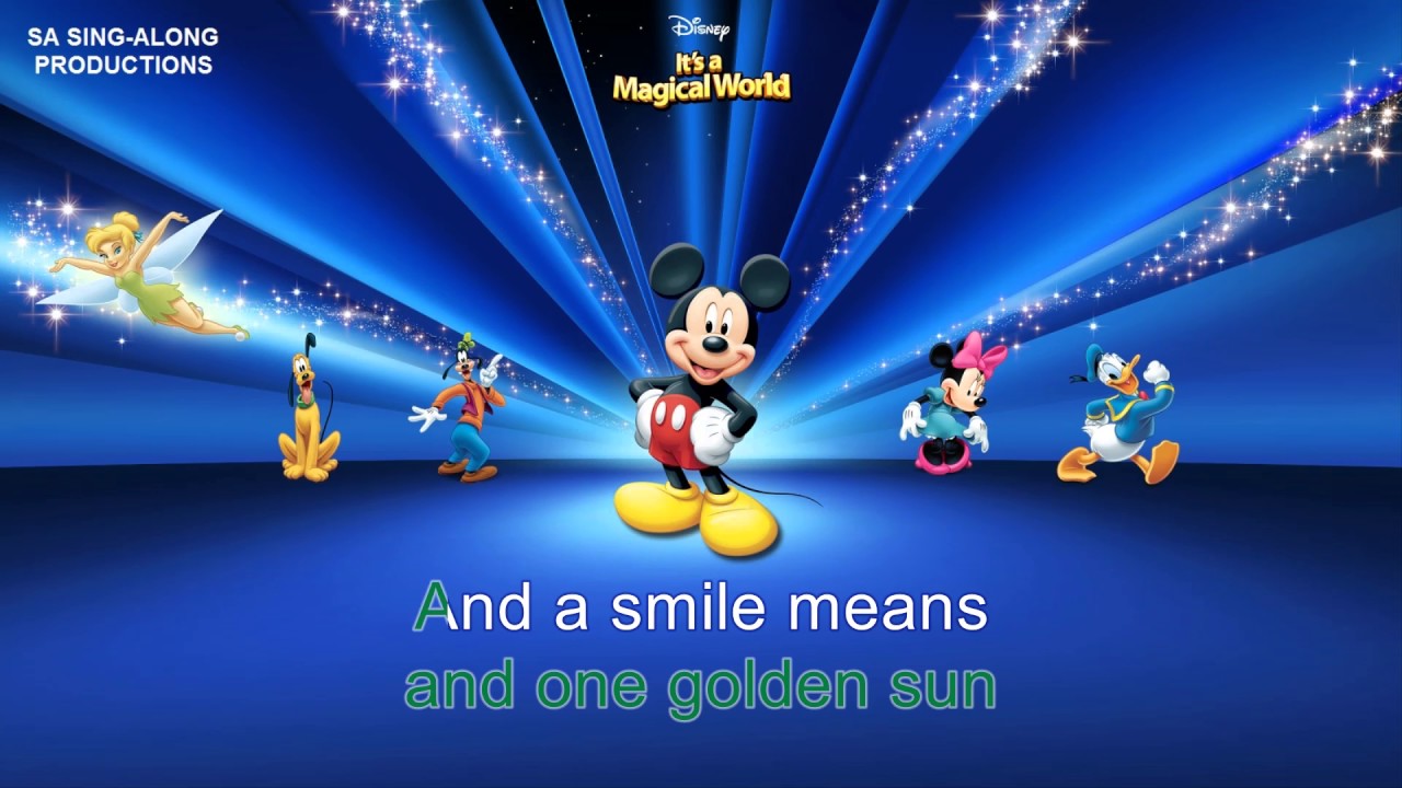 Sing along HD "It's a small world" (Disney)